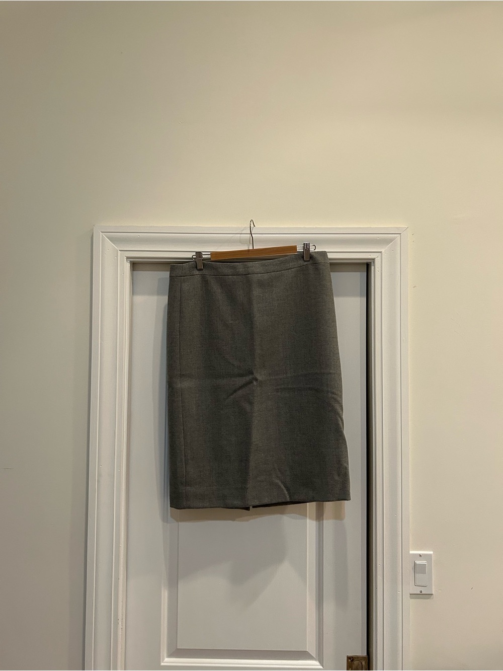J. Crew Charcoal Gray Pencil Skirt